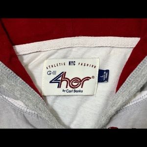 4her Carl Banks Tops - FSU Fashion Striped Hoodie 4her Carl Banks Tops - FSU Fashion Striped Hoodie